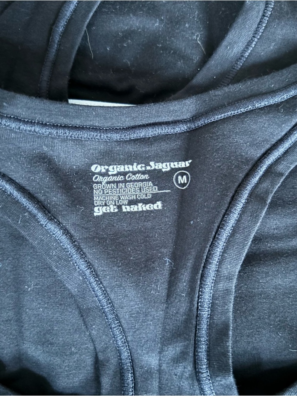 **BRAND New**Organic Jaguar 3PK Bra-Size M-100% Organic Cotton-made In Usa Black - Picture 3 of 5